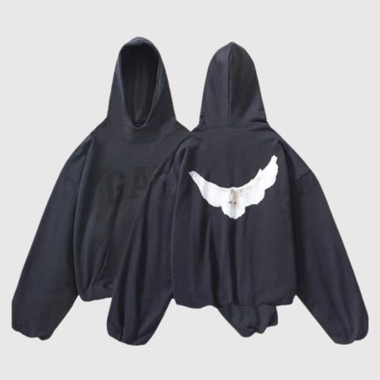 Yeezy Gap Hoodie Dove Black Oversized