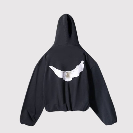 Yeezy Gap Hoodie Dove Black Oversized