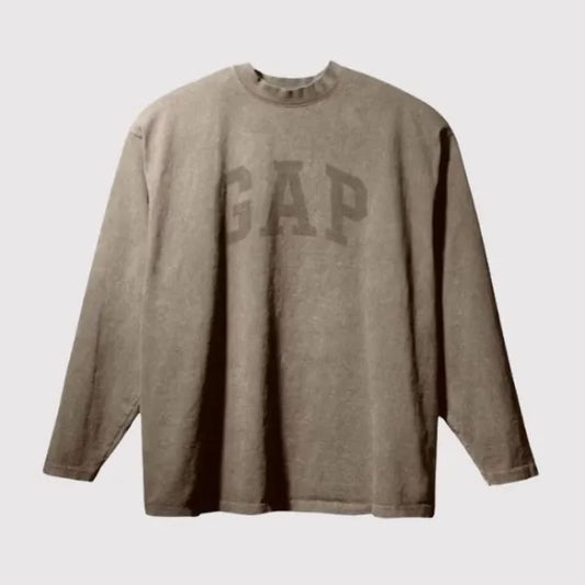 Yeezy Gap Logo Engineered by Balenciaga Dove T-shirt Beige