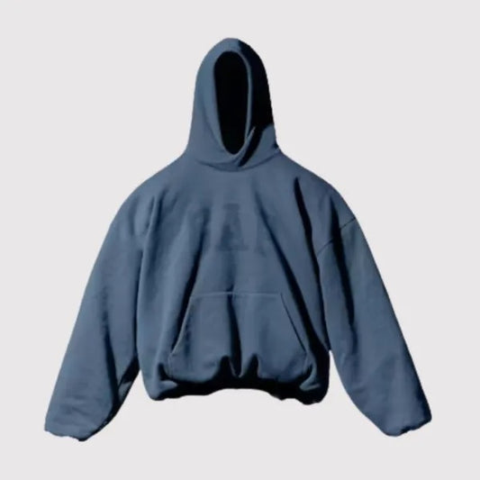 Yeezy Gap Logo Engineered by Balenciaga Dove Hoodie Blue Dark