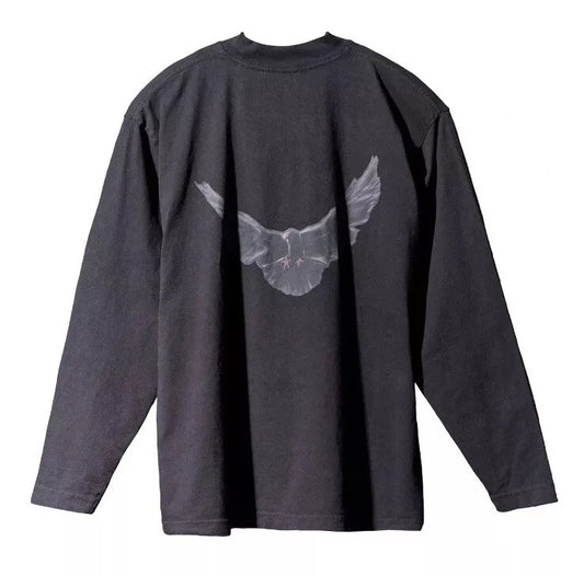 YeezyGap Engineered by Balenciaga Long Sleeve Dove Black Shirt